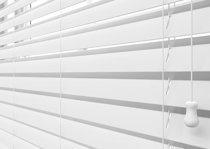 Ecowood, Emperor White Satin - Motorised Venetian Blind - Image 4